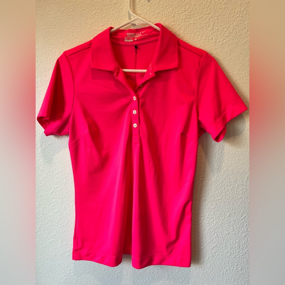 Women's Hot Pink Golf Polo